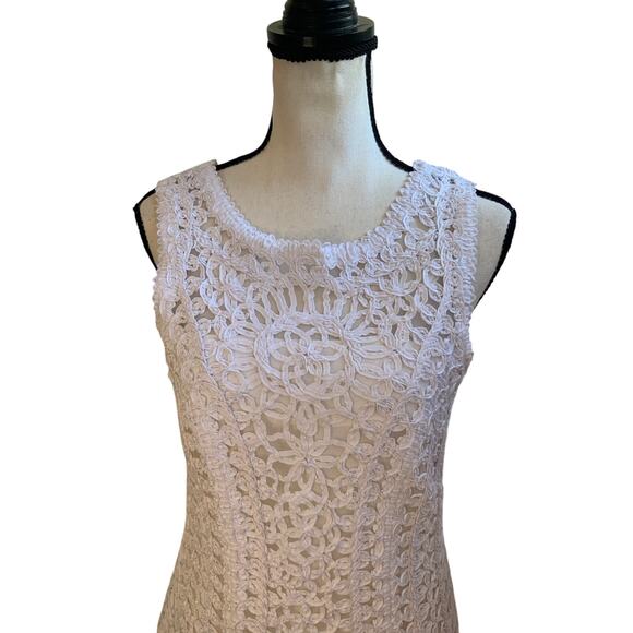 Anthropologie White Lace Dress - Picture 6 of 12